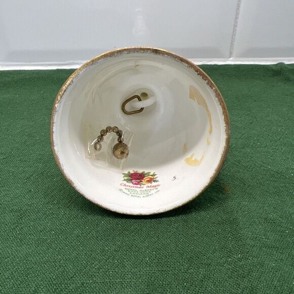 Vintage Royal Albert Christmas Magic Bell Porcelain Bone China 5” - Picture 6 of 8